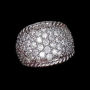 2 carat diamond cocktail right hand ring new